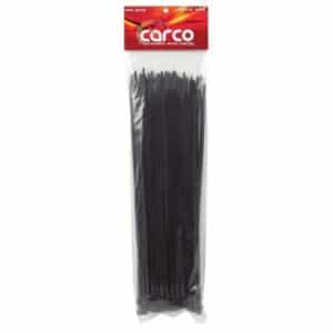 Carco Black Cable Ties 7.6x300mm - Pack of 100