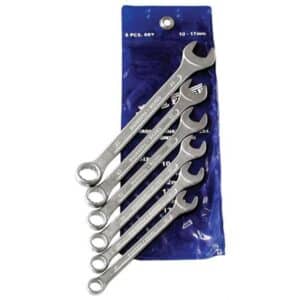 Toolco 6 Piece Combination Spanner Set - 8-17 mm