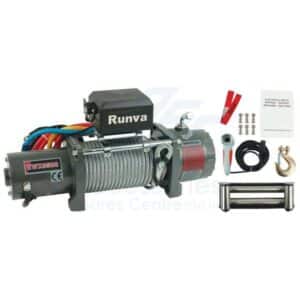 Runva 9500lb (4309kg) Electric Winch - 12 Volt - Low Mounting - Separate Solenoid