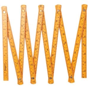 Hoteche Folding Plastic Ruler - 10 Folds / 2 meters