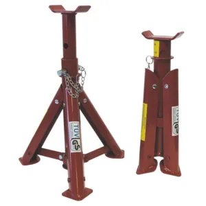 Set of Two Folding Jack / Trestle Stands - 2 Ton Capacity