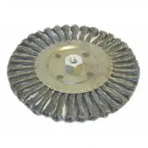 200 millimetre Knotted Wire Brush with M14X2 Bolt