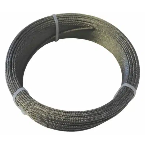 Marine Grade 316 Stainless Steel Rope (7x7 Core) - 2mm x 50 Metre Roll