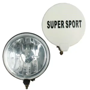 165 millimetre Round Spot Lamp Set with Covers