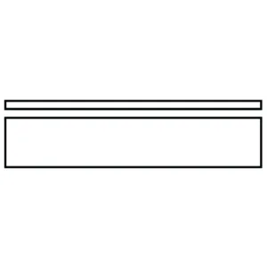 White Carco Car Racing Stripe Decal 20 centimetres Wide x 4.5 Meters Long