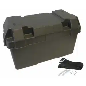 Extra Large Battery Box With Strap - 420 x 200 x 210 millimetre