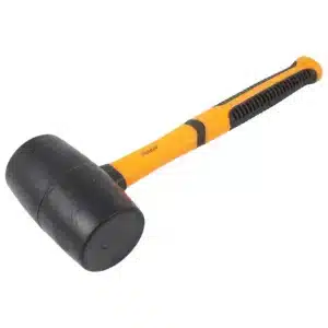 Hoteche 600 gram Rubber Mallet with Fibreglass Handle