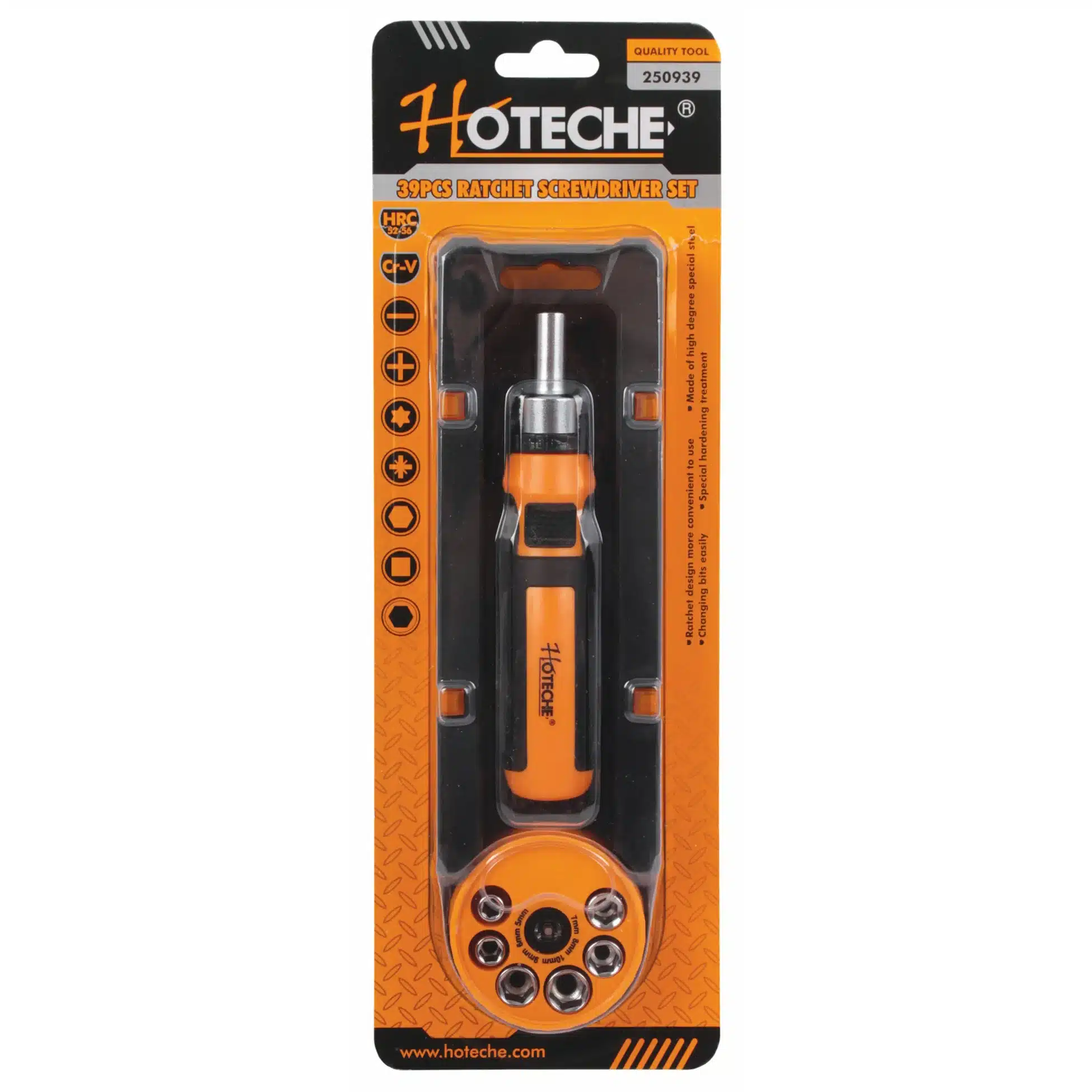 Hoteche 39 Piece Ratchet Screwdriver Set