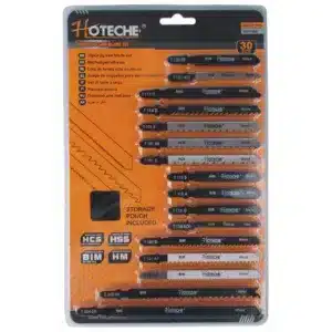 Hoteche 30 Piece Jig Saw Blades Set with Storage Pouch