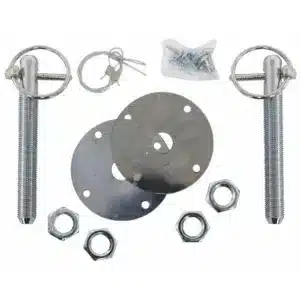 Chrome Bonnet Pin Kit