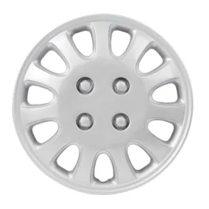KT 14 Inch Silver Lacquer Wheel Cover Set