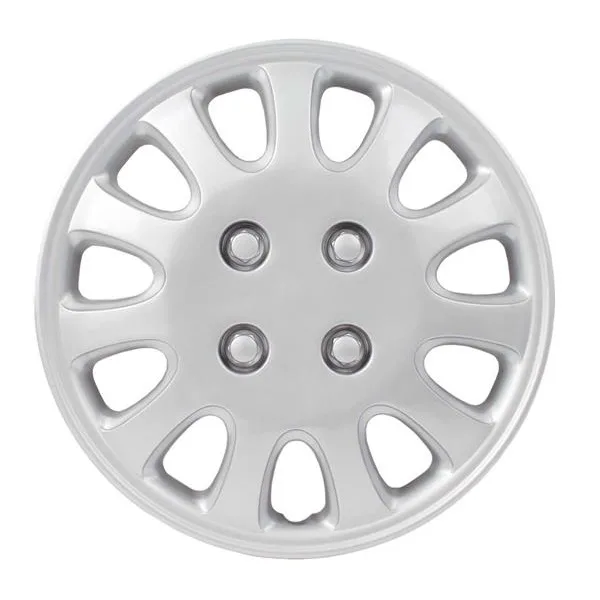 KT 14 Inch Silver Lacquer Wheel Cover Set