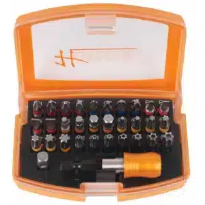 Hoteche 32 Piece Screwdriver Bit Set with Quick Release Bit Holder
