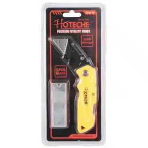 Hoteche Quick Change Folding Utility Knife with 5 Blades