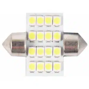 10 x 31 millimetre 4014 LED Festoon SV8.5 Globe - 12 to 24 Volts