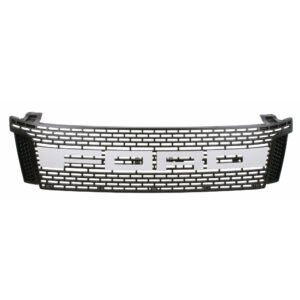 Black and White Front Grille for Ford Ranger from 2012 to 2014