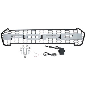 White FORD Letters with LED Back Light Grille for Ford Ranger 2015 and Newer