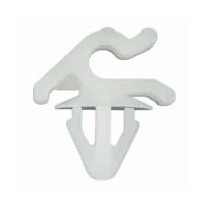 Pack of 10 White Bonnet Catch Panel Clips