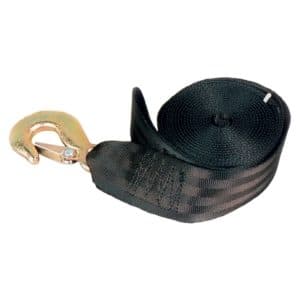 Belt Type Winch Strap with Self Latching Eye Hook - 6 Meters Long