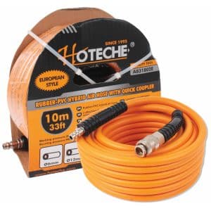 Hoteche 10 Meter Rubber-PVC Hybrid Air Hose