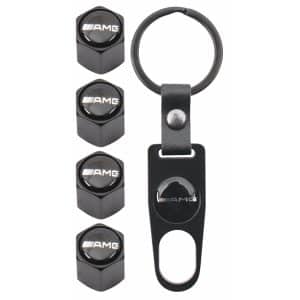 AMG Valve Cap and Key Ring Set