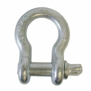 Galvanised 4700 kilogram Capacity Bow Shackle