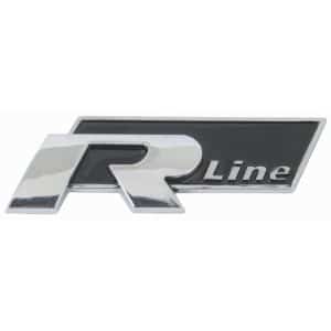 Chrome and Black R-Line Body Decal / Sticker