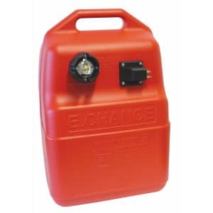 25 Litre Marine Fuel Tank with Yamaha Female Connector and Fuel Gauge