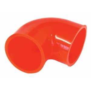 76 millimetre Red 90 Degree Rubber Intake / Induction Pipe Joining Sleeve