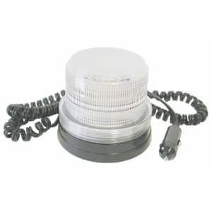 Clear LED Strobe Lamp with Magnetic Base