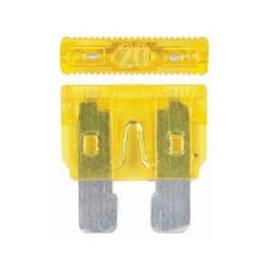20 Amp Pack of 100 Plug In Fuse