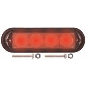 12 to 24 Volts 18 Function Red LED Warning Lamp