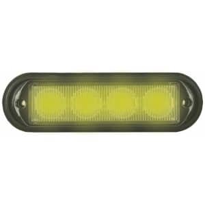 12 to 24 Volts 18 Function Yellow / Amber LED Warning Lamp