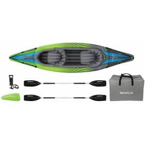 Seaflo Tandem Inflatable Kayak Kit with160 kilogram Capacity