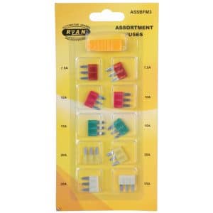 RYAN 10 Piece 3 Blade Micro Fuse Kit