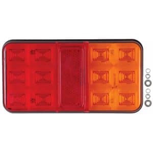 RYAN 12 LED Trailer Tail Lamp (150 x 80 millimetre) with Stop and Indicator