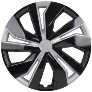 15-Inch Silver and Ice Black Wheel Cover Set
