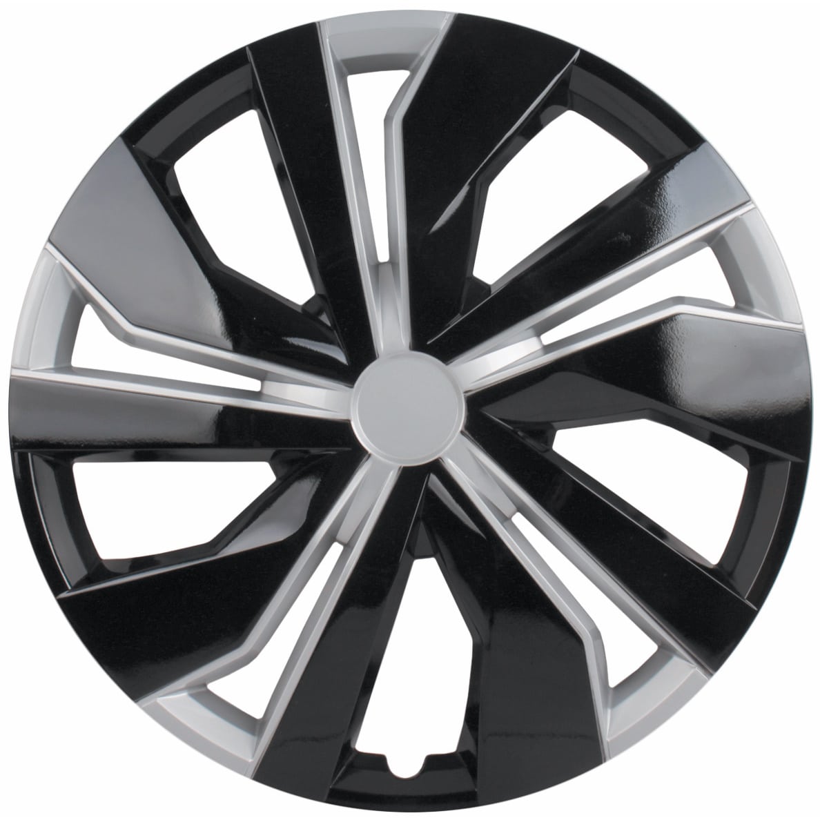 15-Inch Silver and Ice Black Wheel Cover Set