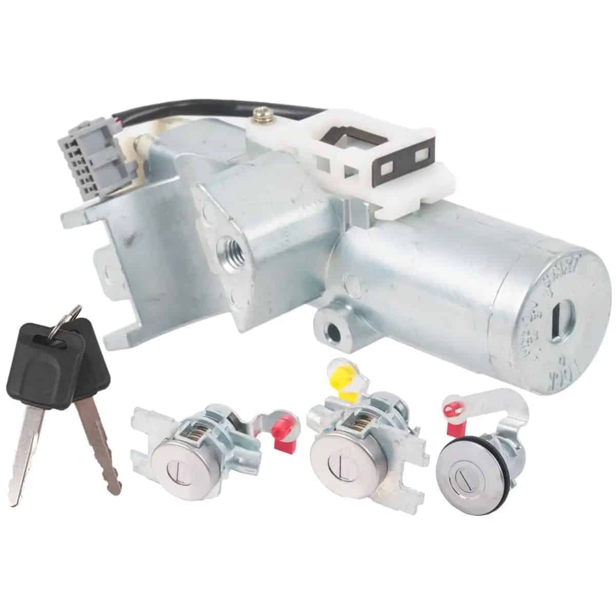 Replacement Ignition Switch and Door Lock Set with Keys for Nissan Livina