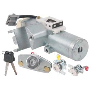 Replacement Ignition Switch and Door Lock Set with Keys for Nissan Tiida