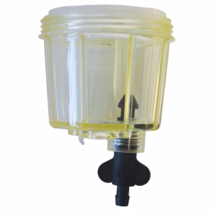 Marine Fuel Water Separator Bowl with Screw Tap
