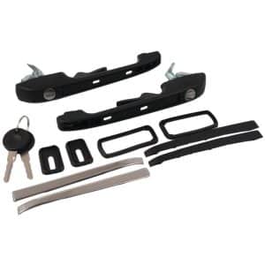 Replacement Exterior Door Handle for Toyota Quantum (Black