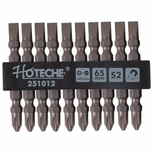 Hoteche 10 Piece Double Ended Screwdriver Bits Set