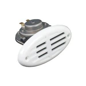 12 Volt Stainless Steel Marine Hooter with White Grille