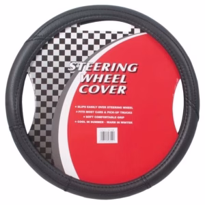 Black Steering Wheel Cover