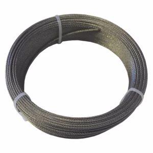Marine Grade 316 Stainless Steel Rope (7x7 Core) - 2.5mm x 50 Metre Roll