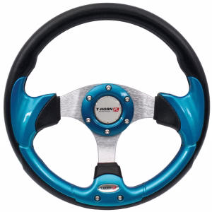 T-Horn R Polyurethane Steering Wheel – 320mm Diameter (Blue)