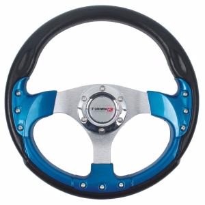T-Horn R Polyurethane Steering Wheel – 300mm Diameter (Blue)