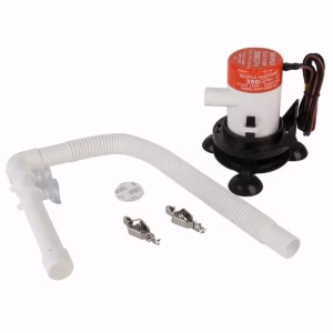 Seaflo Portable Live Bait Well Kit for Boats - 350 GPH