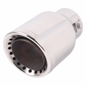 Chrome Tail Piece - 63mm Inlet